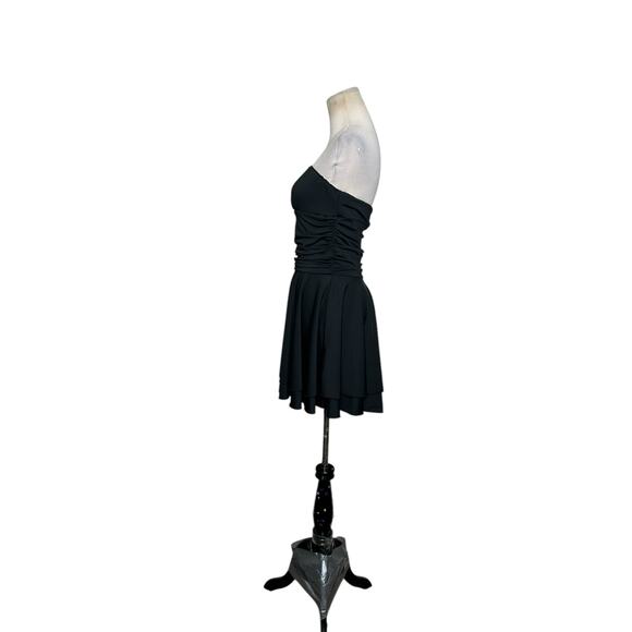 Black strapless fit and flare mini dress size Small - Picture 7 of 9